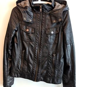 Garage Pleather Jacket - XS